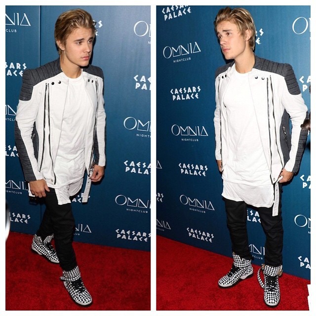 Justin bieber balmain on sale jacket