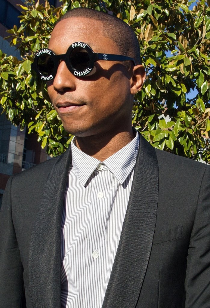 Pharrell-Chanel-Sunglasses-Court-Outfit-March-2015