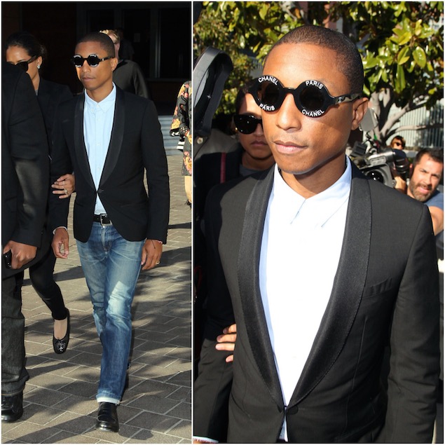 Pharrell-Williams-Chanel-logo-vintage-sunglasses