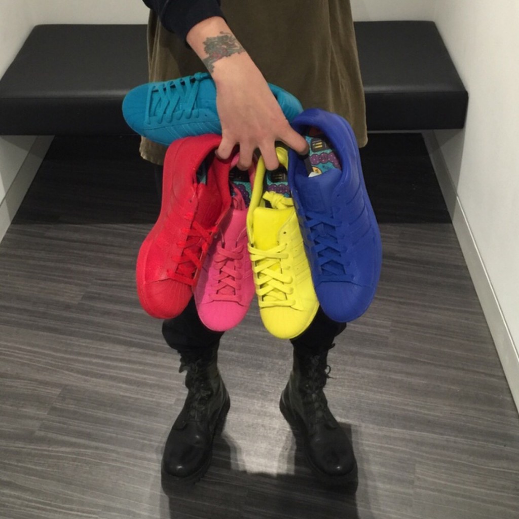 Adidas pharrell superstar color names sale