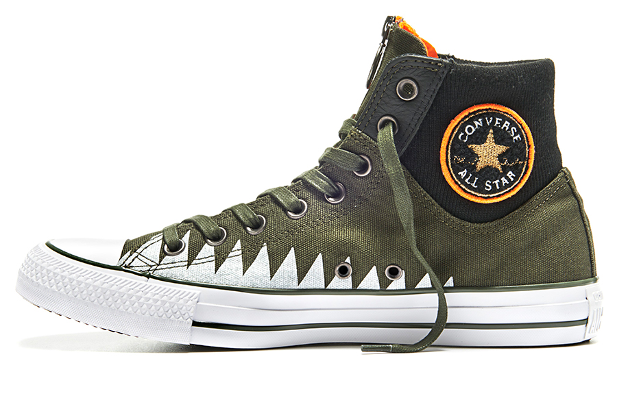 Converse chuck taylor all shop star ma-1 zip shark pack