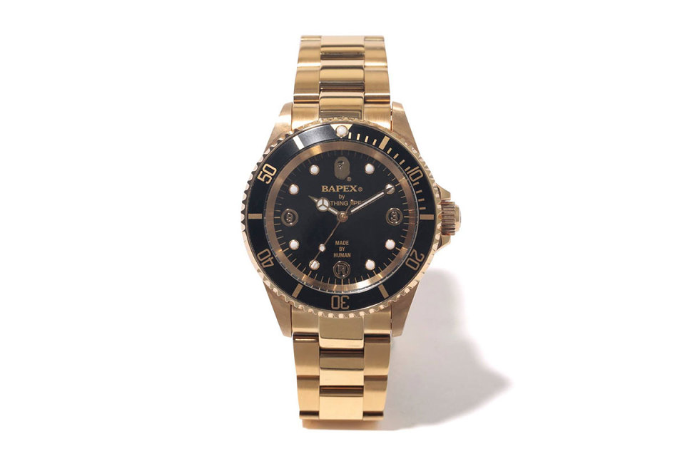 A BATHING APE Unveils Type 2 BAPEX Gold Watch PAUSE Online Men s Fashion Street Style Fashion News Streetwear