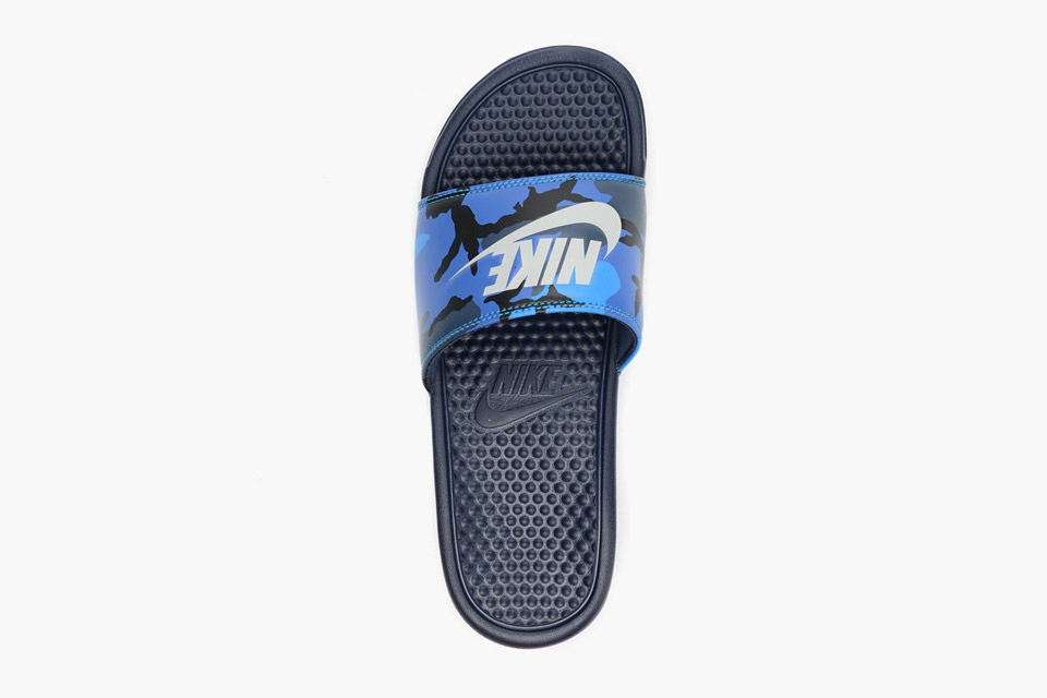 Nike benassi jdi camouflage store print sliders