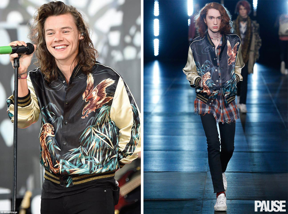 Harry Styles's silky bomber jacket – stylewatch, Fashion