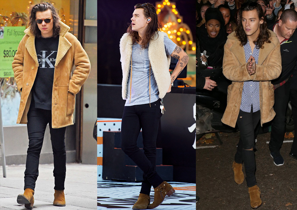 HarryStyles-Shearling FASHION