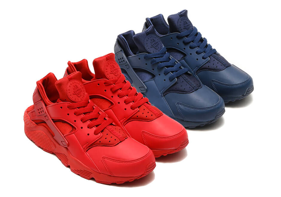 Navy blue and hot sale red huaraches