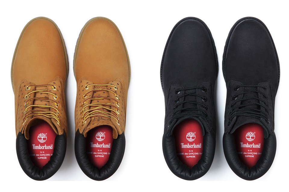 Supreme x COMME des GARCONS SHIRT x Timberland Drops This Week