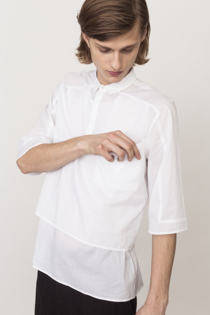 Elvis Jankus wearing VERENA SCHEPPERHEYN photographed by Nina Ra