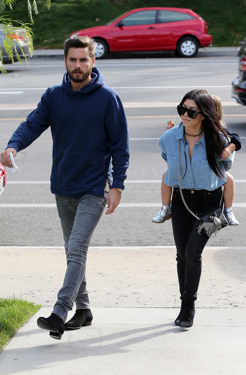 Spotted Scott Disick wears John Elliott Hoodie Saint Laurent