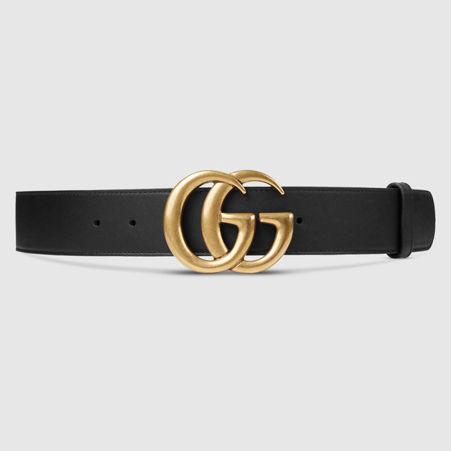 Gucci double G buckle Leather belt
