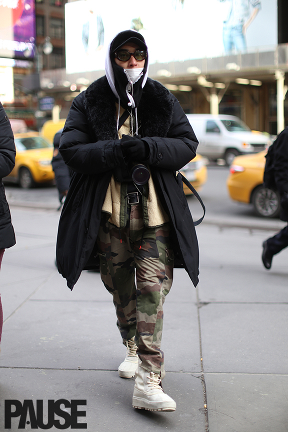 New York Fashion Week Feb 2016 Steet Style - Yeezy Season Show NYC (1)