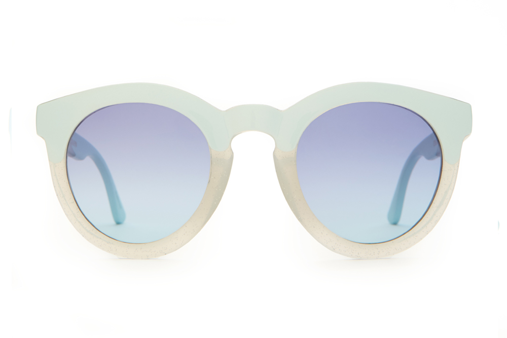 Crap_Eyewear-The_TV_Eye-Semitranslucent_White_Glitter_and_Sky_Blue-Blue_Gradient-front