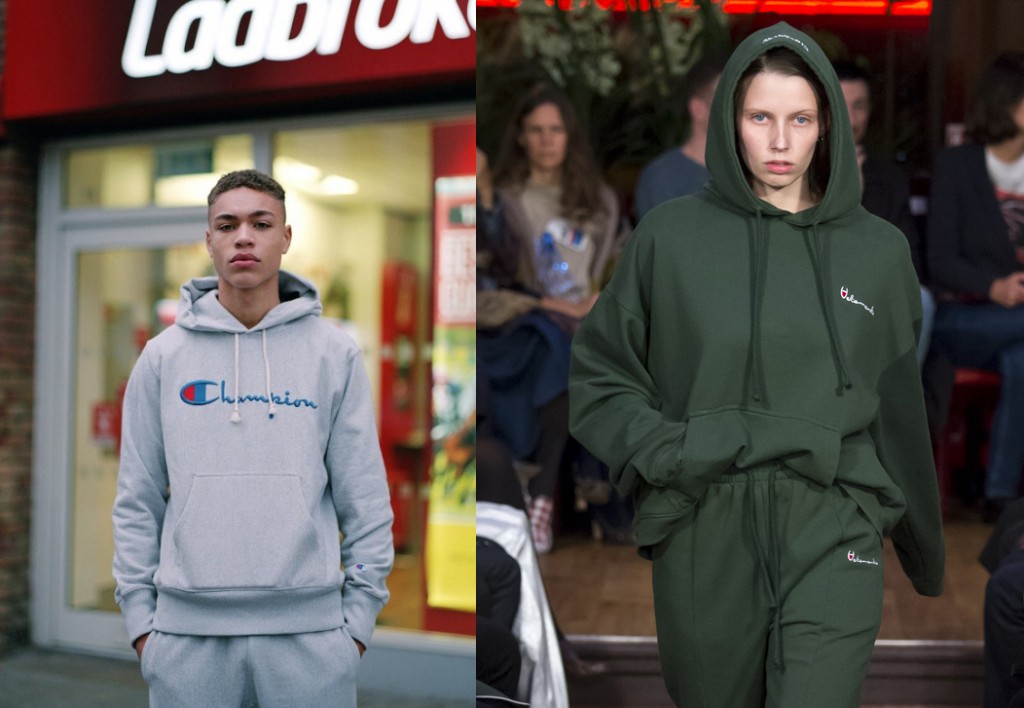 VETEMENTS-CHAMPION HOODIE