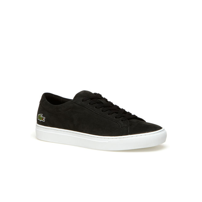 Lacoste L.12.12 in Black Nubuck