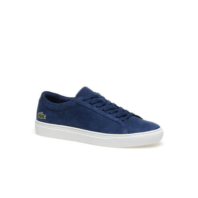 Lacoste L.12.12 in Dark Blue Nubuck