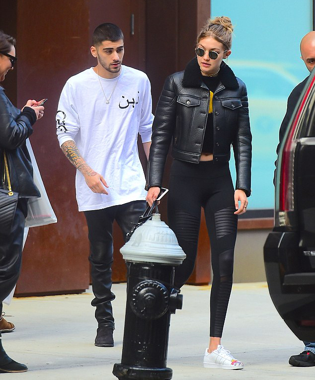 Zayn Malik In New York With Gigi Hadid