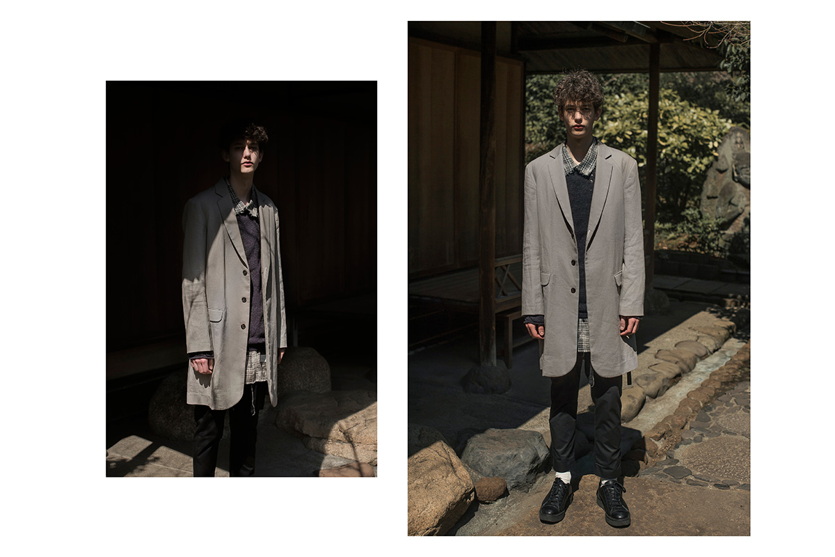 ne.sense 2016 lookbook memo grey coat