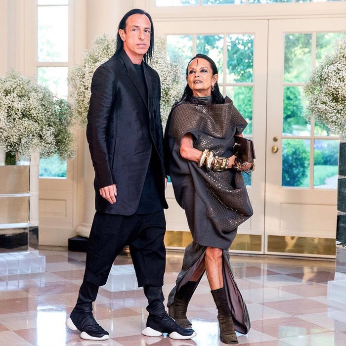 Rick Owens And Wife Attend White House Nordic State Dinner PAUSE