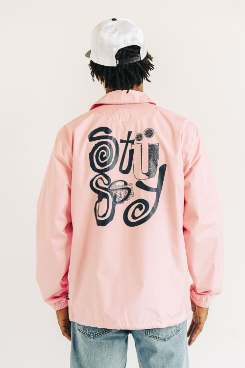 stussy summer lookbook 2016 pink jacket