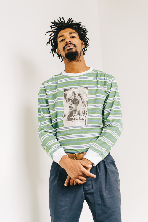 stussy summer lookbook 2016 striped sweater