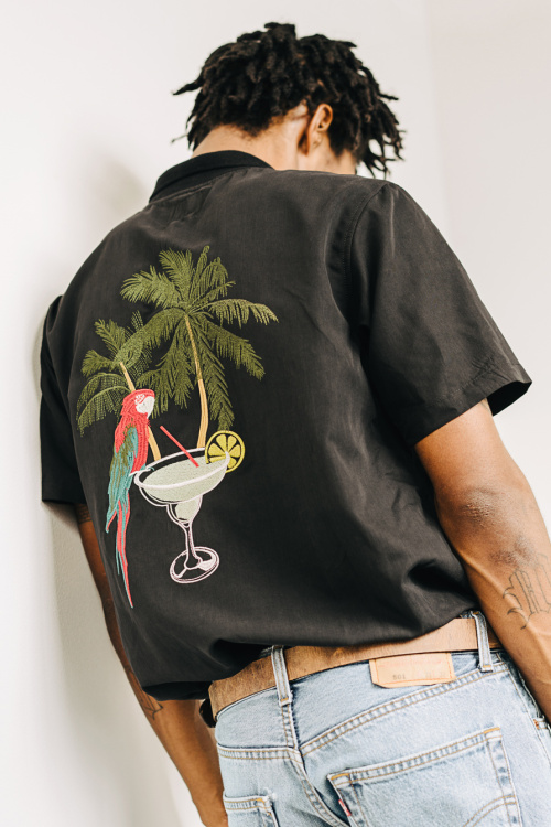 stussy summer lookbook 2016 tropical shirt