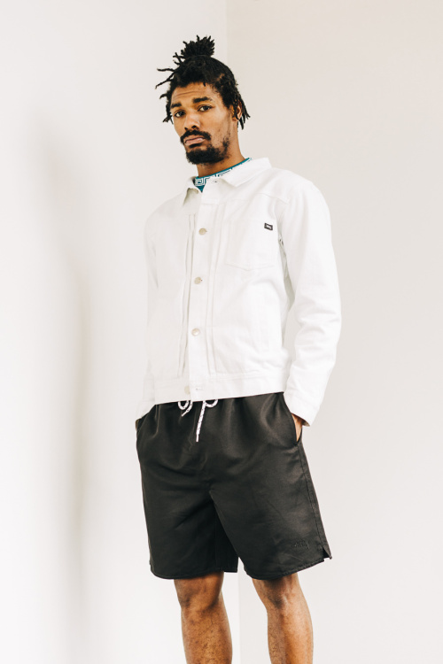 stussy summer lookbook 2016 white shirt jacket