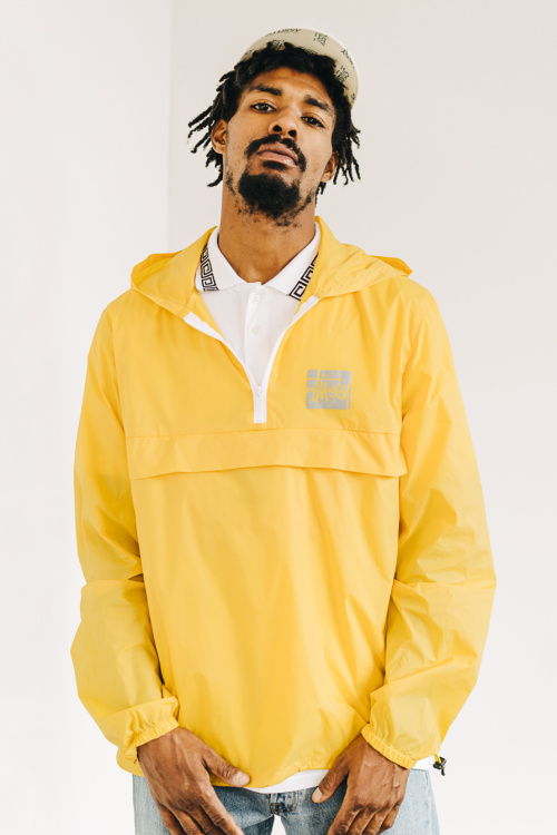 stussy summer lookbook 2016 yellow jacket