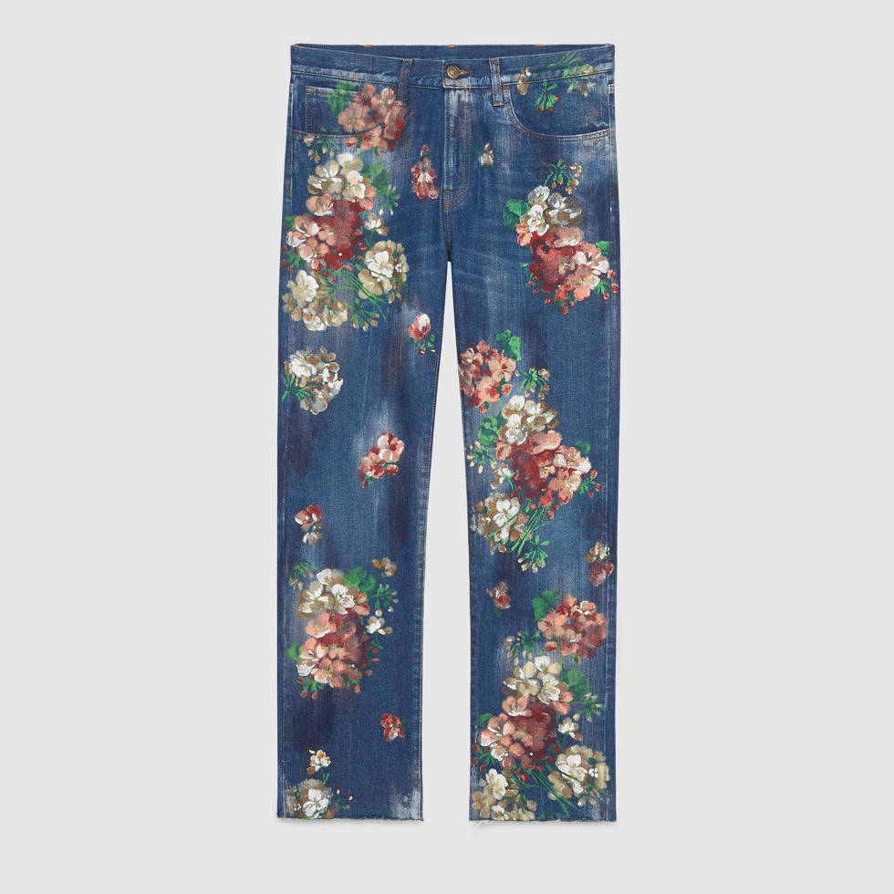 Gucci Printed Jeans