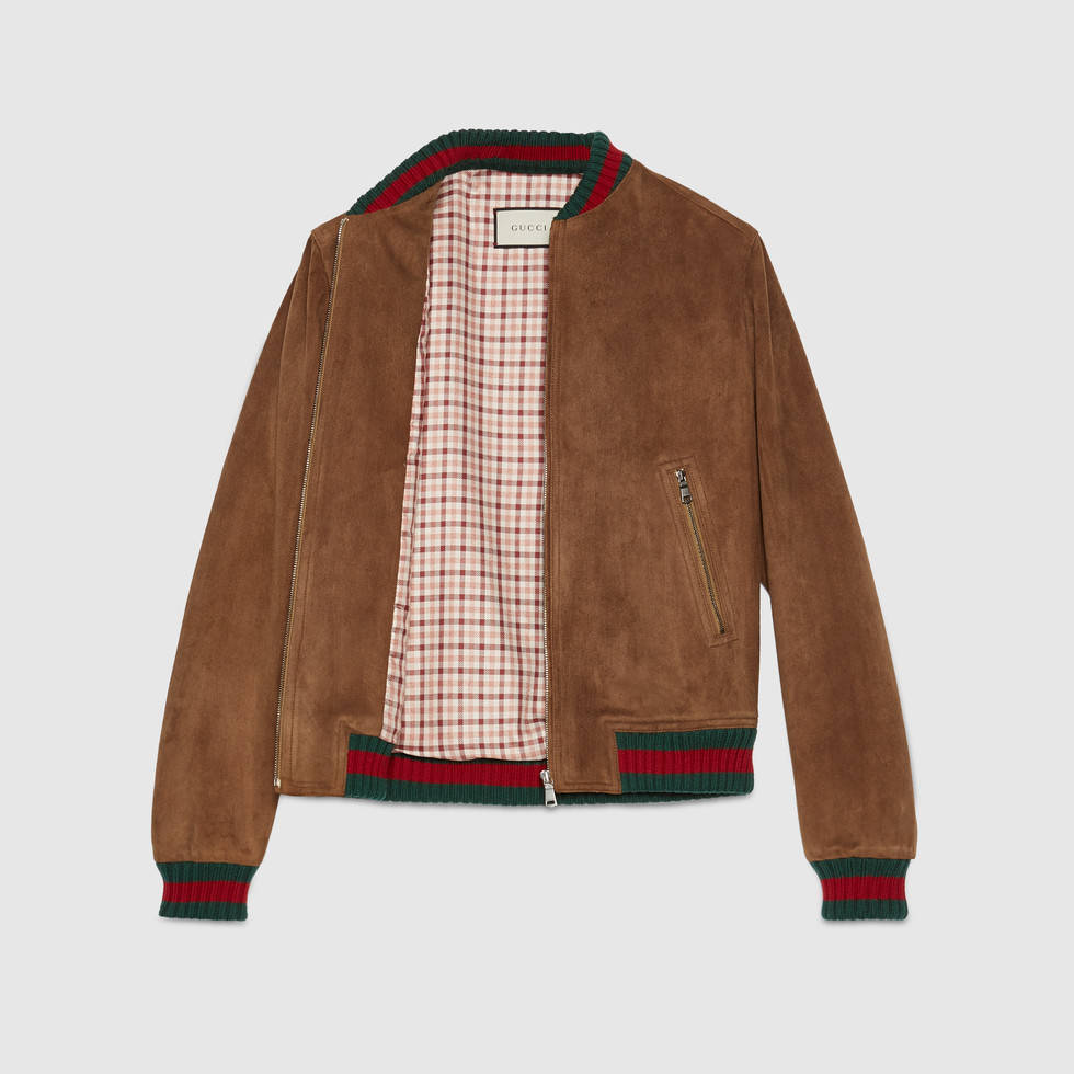 Gucci Suede Jacket Inside