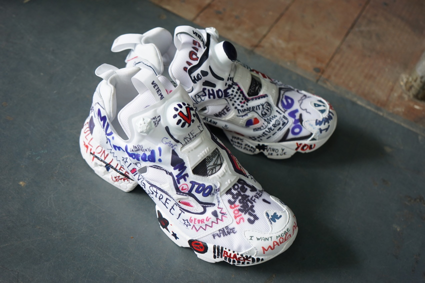 Reebok vetements price on sale