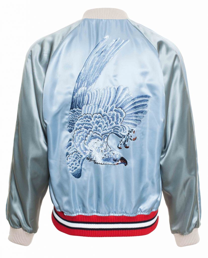 Gucci Satin Jacket Back