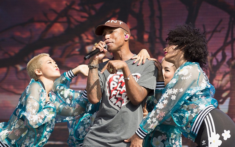 Pharrell at Wireless