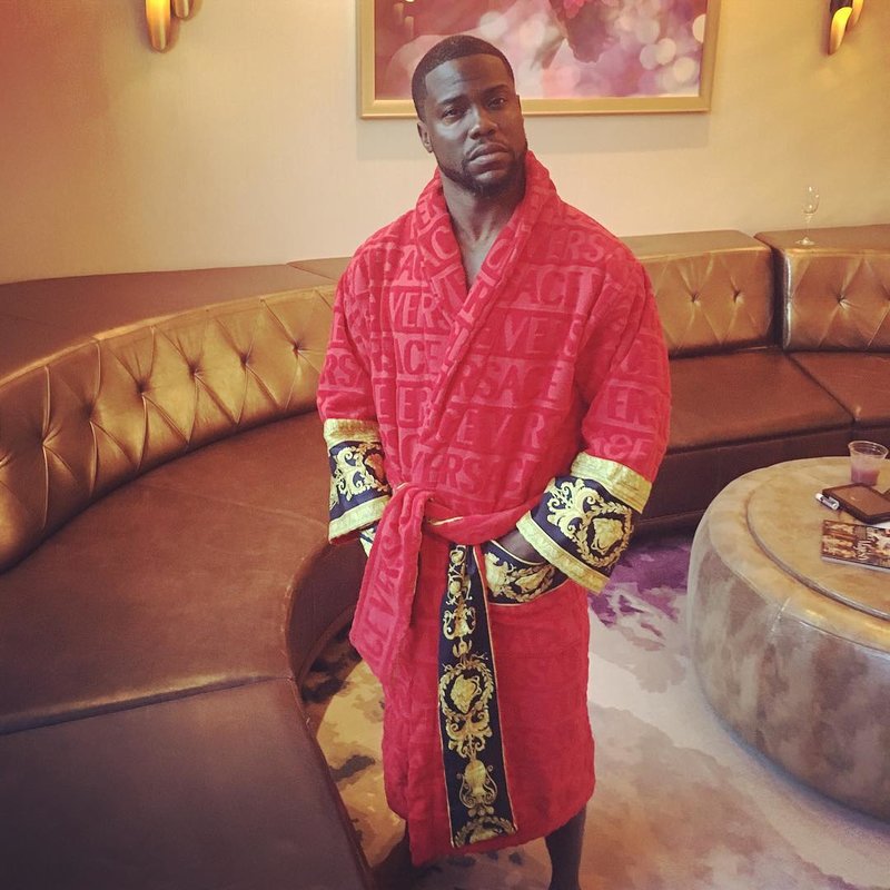 Red versace deals robe