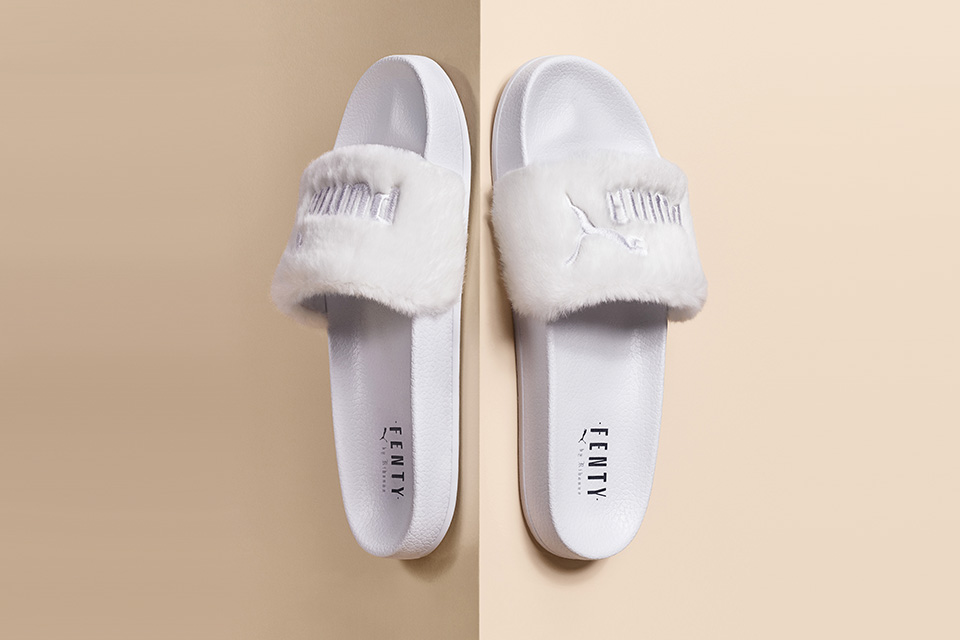 fenty furry slides