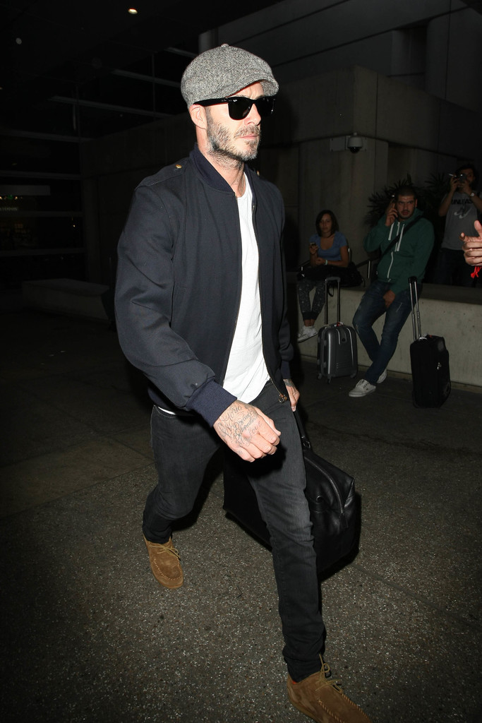 SPOTTED: David Beckham in Saint Laurent & Kent and Curwen – PAUSE ...