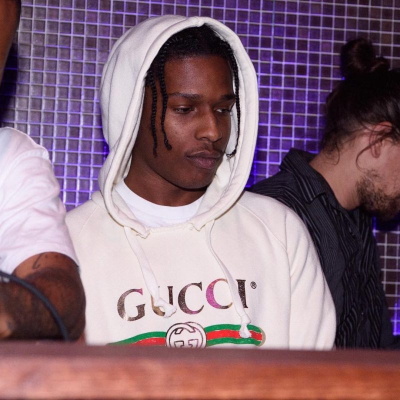 SPOTTED A AP Rocky in Gucci Hoodie PAUSE Online Men s Fashion