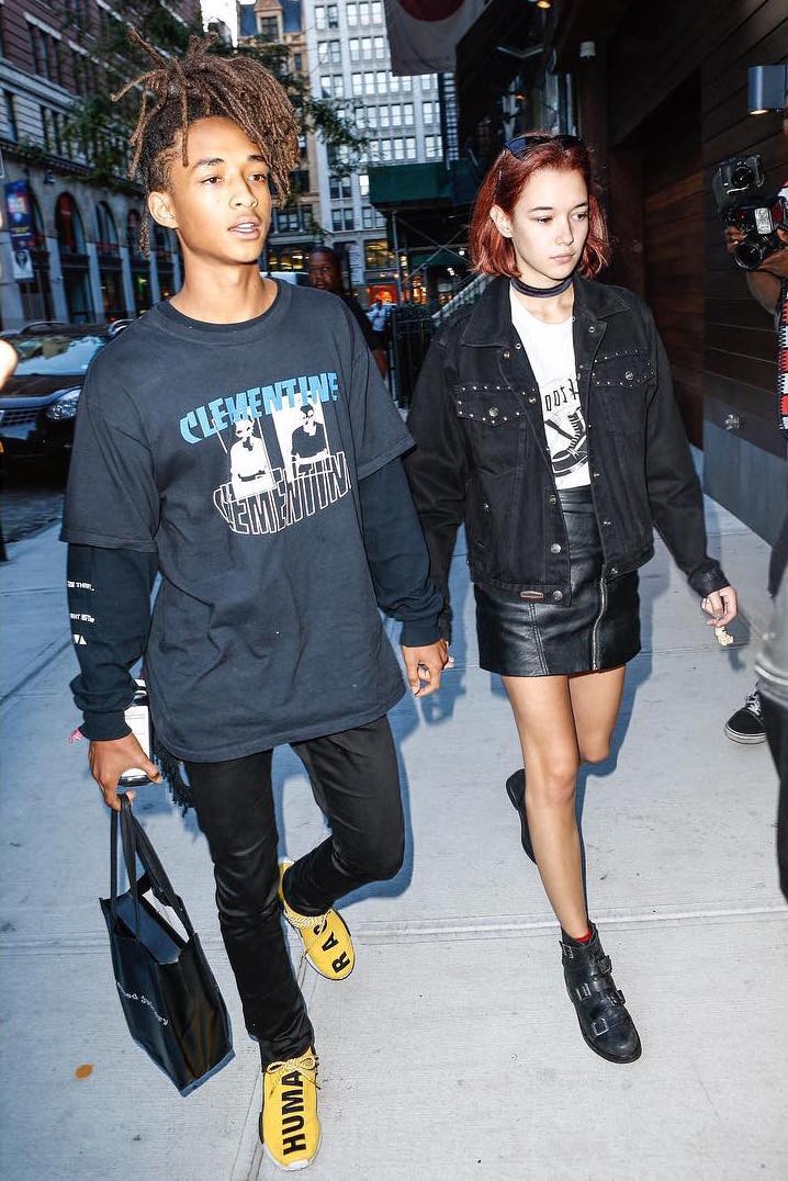 SPOTTED: Jaden Smith In Adidas NMD Sneakers And Customised Louis