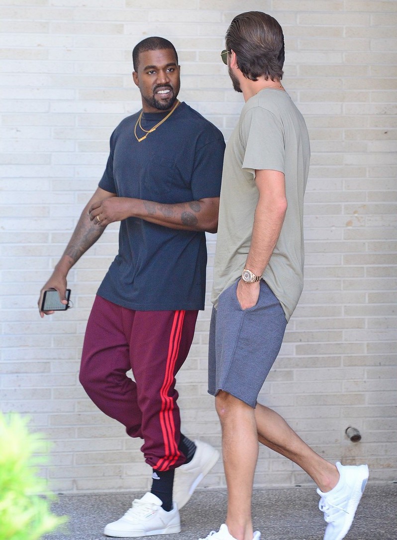 Kanye west wearing adidas hotsell zx flux