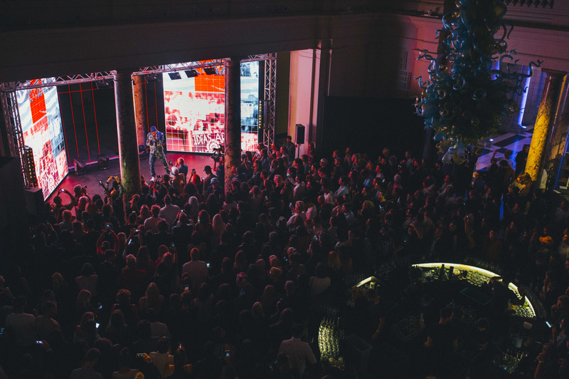 Skepta performs at the V&A