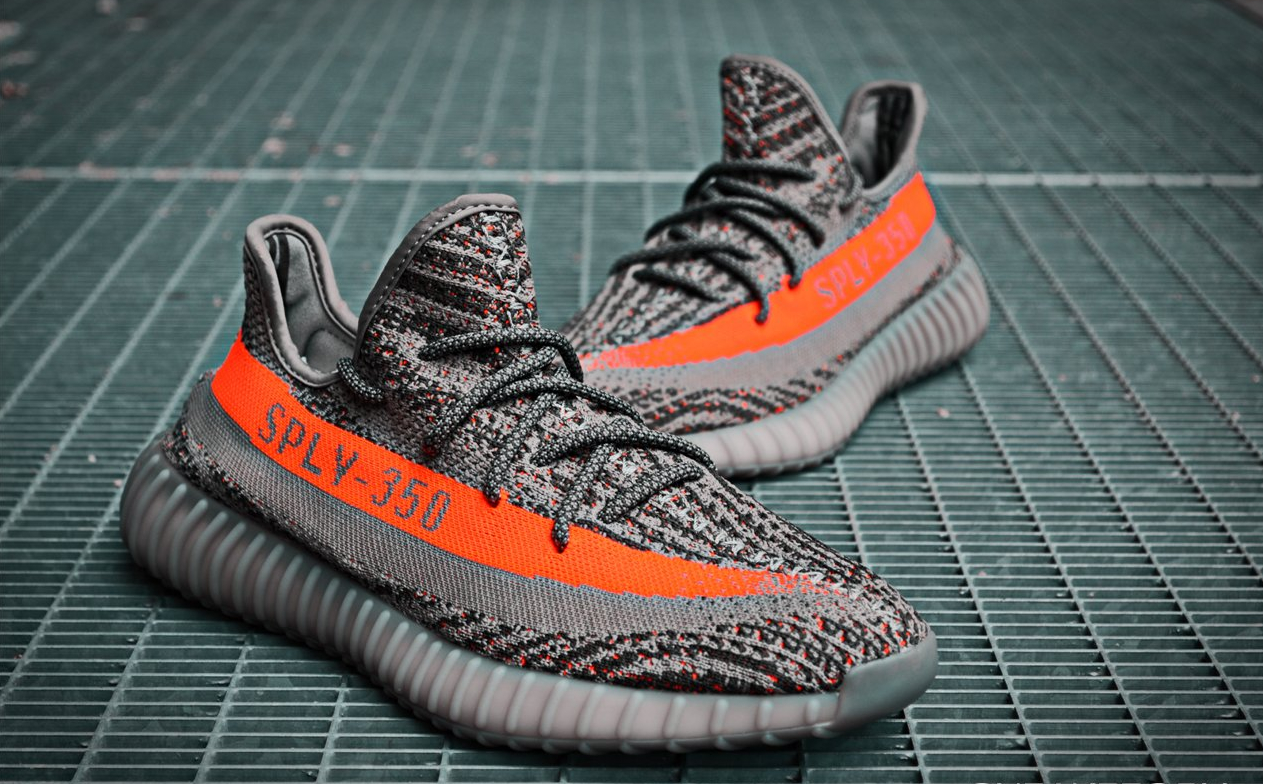 Adidas yeezy shop gris orange color