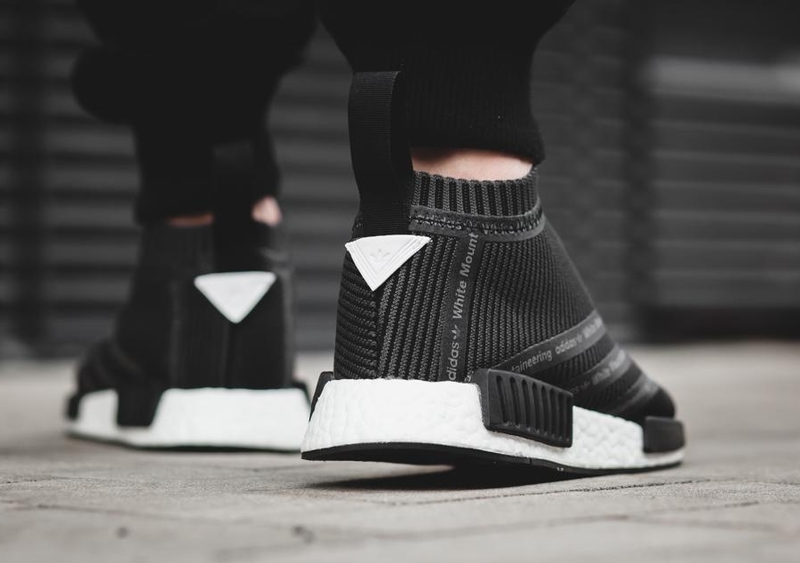 White mountaineering nmd cheap city sock on feet