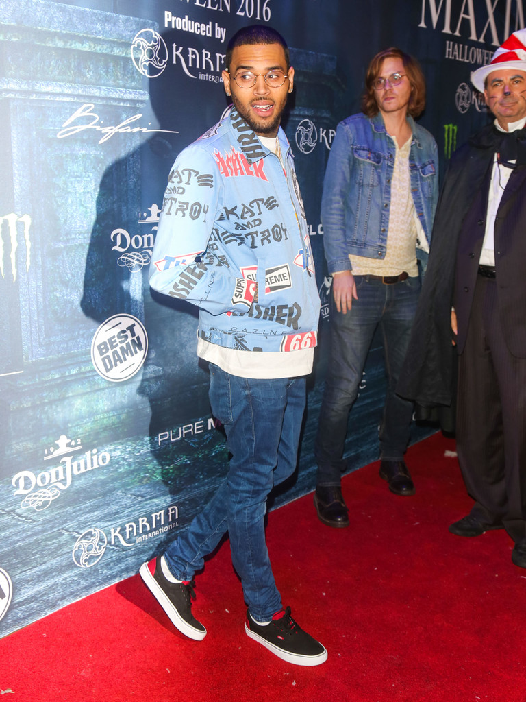 SPOTTED: Chris Brown in Supreme x Thrasher – PAUSE Online | Men's