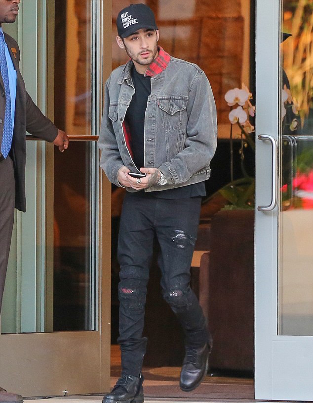 Zayn malik denim outlet jacket