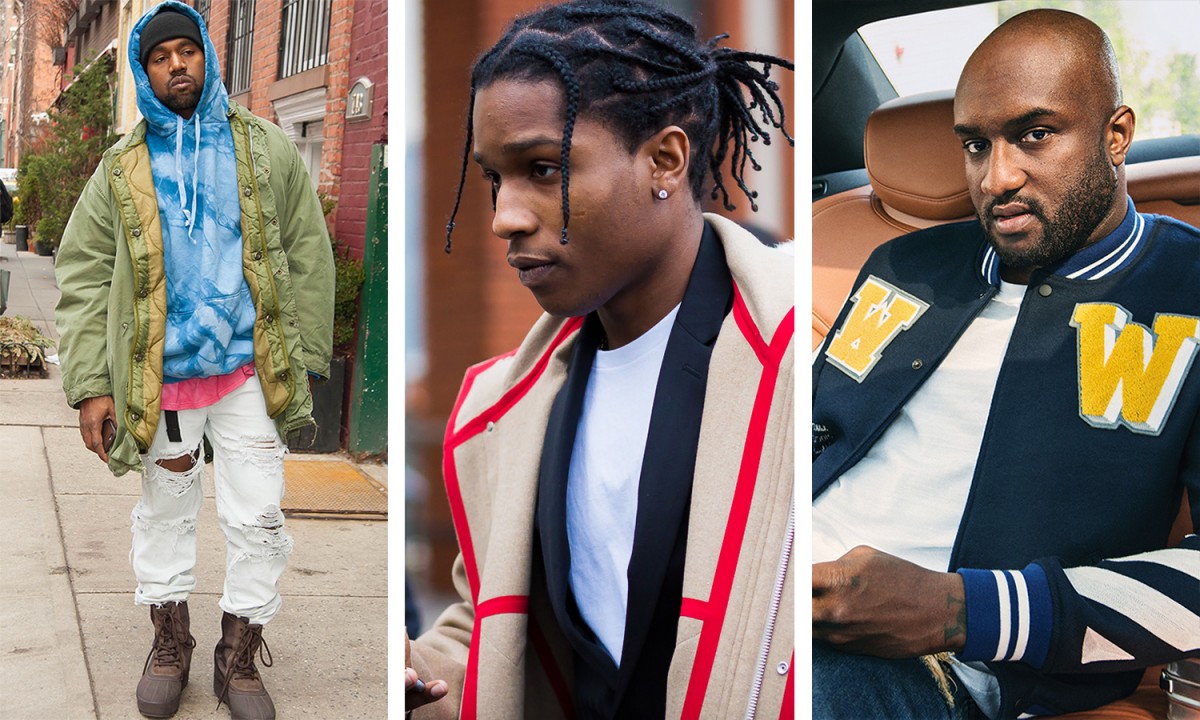 A$AP Rocky & Rihanna Wears Louis Vuitton by Virgil Abloh On Set Of