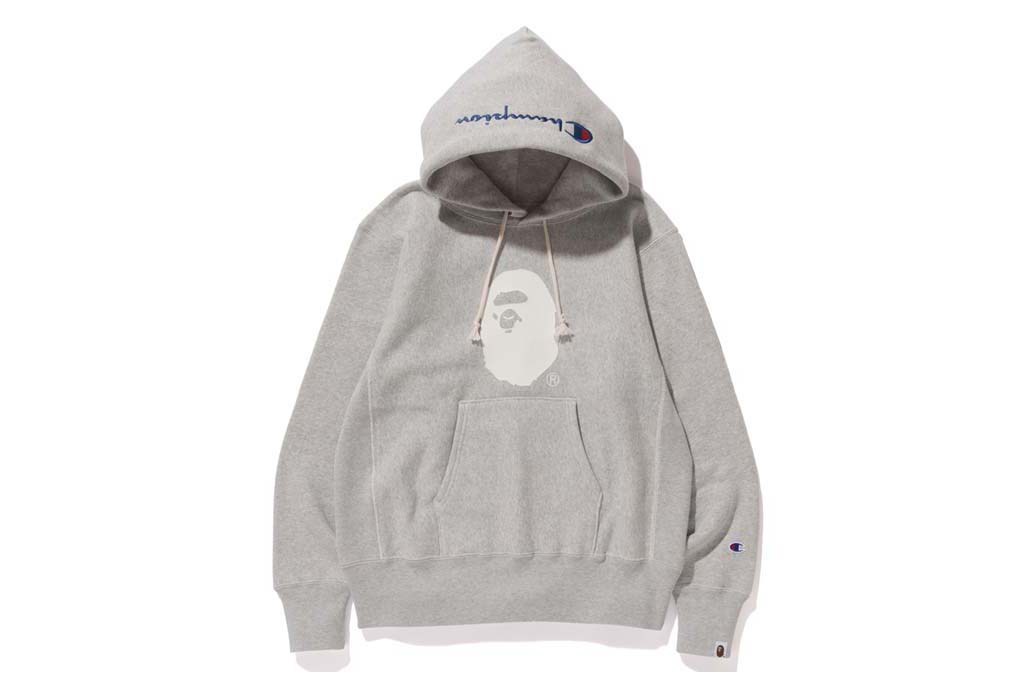 Hoodie bape cheap x champion