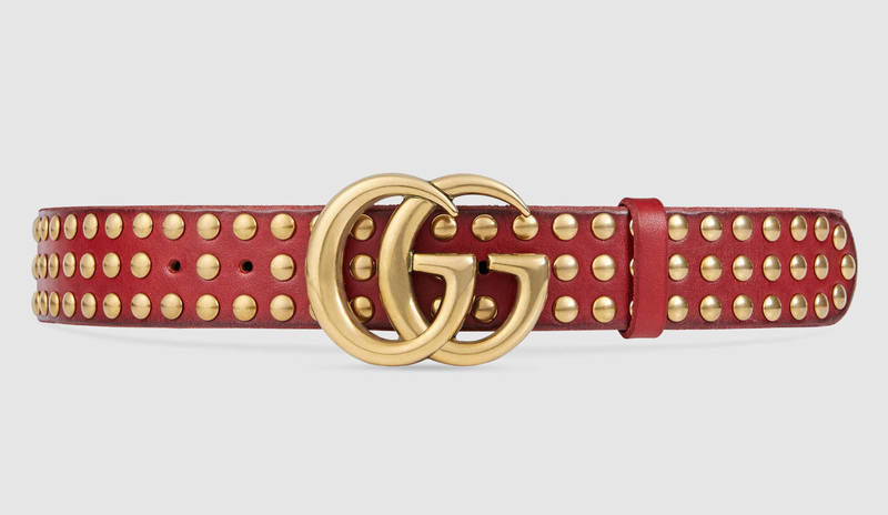 gucci-double-g-buckle-studded-red-belt