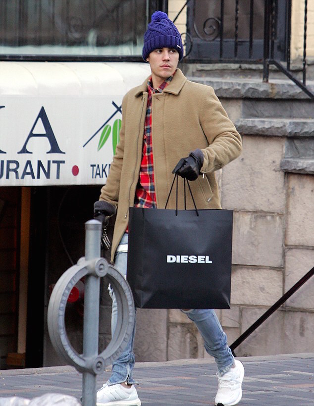 justin-bieber-diesel-coat-hat-fear-of-god-jeans-adidas-sneakers