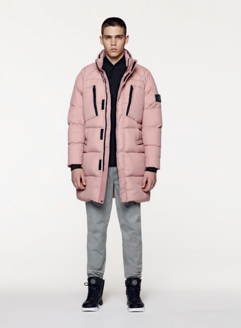 Drake pink 2025 stone island jacket