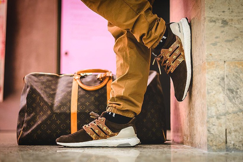 The adidas UltraBOOST Gets Branded in Louis Vuitton by Dent Kicks