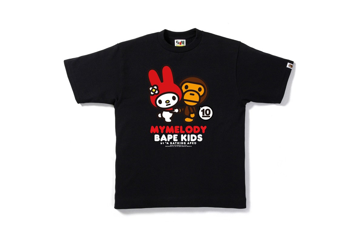 BAPE KIDS Celebrate 10th Anniversary With Hello Kitty and My Melody ...